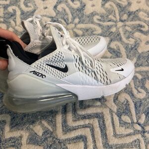 Nike Air Max 270 White and Black Sneakers